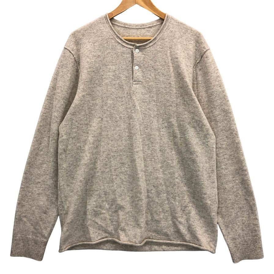 美品◆ジェームスパース ニット カシミヤ ウール ボタン メンズ サイズ3 グレー系 JAMES PERSE 【AFB15】