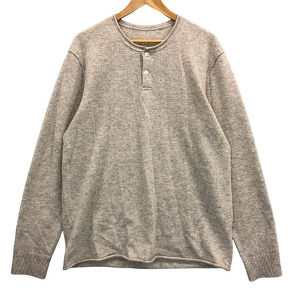 美品◆ジェームスパース ニット カシミヤ ウール ボタン メンズ サイズ3 グレー系 JAMES PERSE 【AFB15】