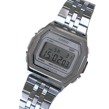カシオ クラシック プレミアム フルメタルデジタル 腕時計 A1000A-7JF シルバー CASIO【AFI6】【中古】