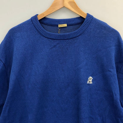 新品同様◆ザ シェパード アンダーカバー 23SS HiGペーパー半袖ニット ブルー メンズ サイズ4 the Shepherd UNDERCOVER 【AFB39】