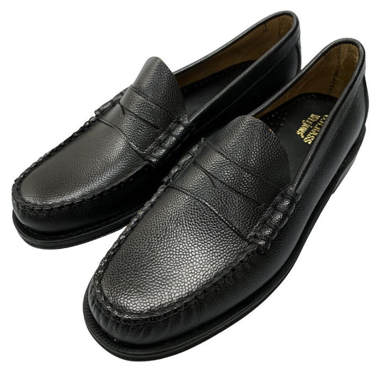 ジーエイチバス ローファー ウィージャンズ ラーソン シボレザー  サイズ9.5 メンズ ブラック G.H.Bass&Co. WEEJUNS LARSON ローファー 約28.0cm【LA】【中古】