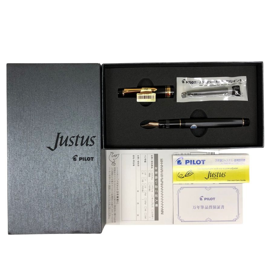 パイロット 万年筆 Justus95 ペン先14K FJ-3MR-NB-FM ブラック PILOT【AFI11】