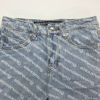 アレキサンダー ワン デニム ショートパンツ ゴロ レディース サイズ25 インディゴ alexanderwang 【AFB22】