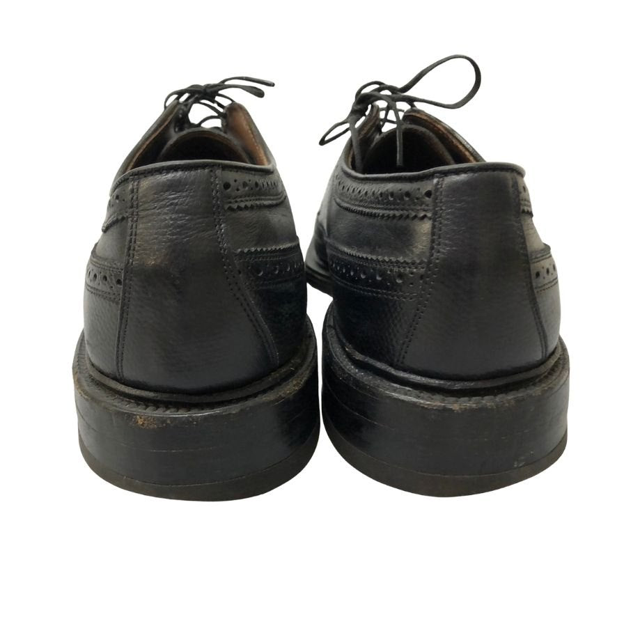 アレンエドモンズ レザーシューズ ロングウィング グレインレザー ブラック メンズ サイズUS8D Allen Edmonds 約26.0cm【TMP1】