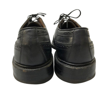 アレンエドモンズ レザーシューズ ロングウィング グレインレザー ブラック メンズ サイズUS8D Allen Edmonds 約26.0cm【TMP1】