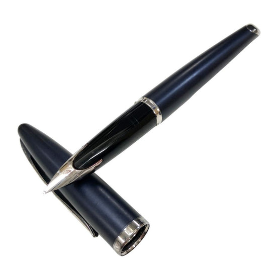 ウォーターマン 万年筆 カレン ペン先 18K フロステッドネイビー WATERMAN【AFI19】