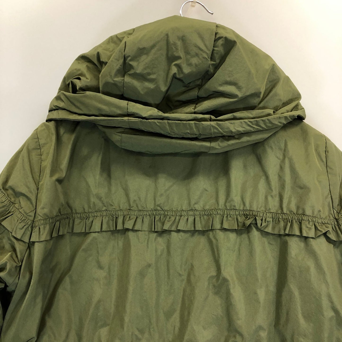 中古◆モンクレール 19SS ダウンコート LUXEMBOURG GIUBBOTTO カーキ レディース サイズ2 MONCLER 【AFA1】