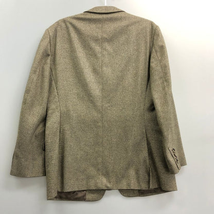 極美品◆エルメネジルド ゼニア×ミスター シッド 3B テーラードジャケット サイドベンツ ブラウン系 メンズ サイズ50 Ermenegildo Zegna For MR.SID 【AFA12】