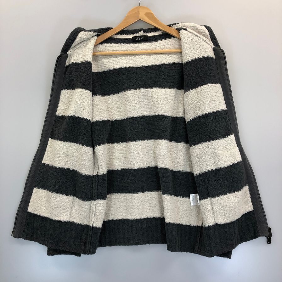 美品◆ジョセフスポーツオム フリースボア ジップパーカー メンズ サイズ48 グレー JOSEPH SPORT HOMME 【AFB51】