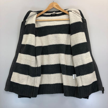 美品◆ジョセフスポーツオム フリースボア ジップパーカー メンズ サイズ48 グレー JOSEPH SPORT HOMME 【AFB51】