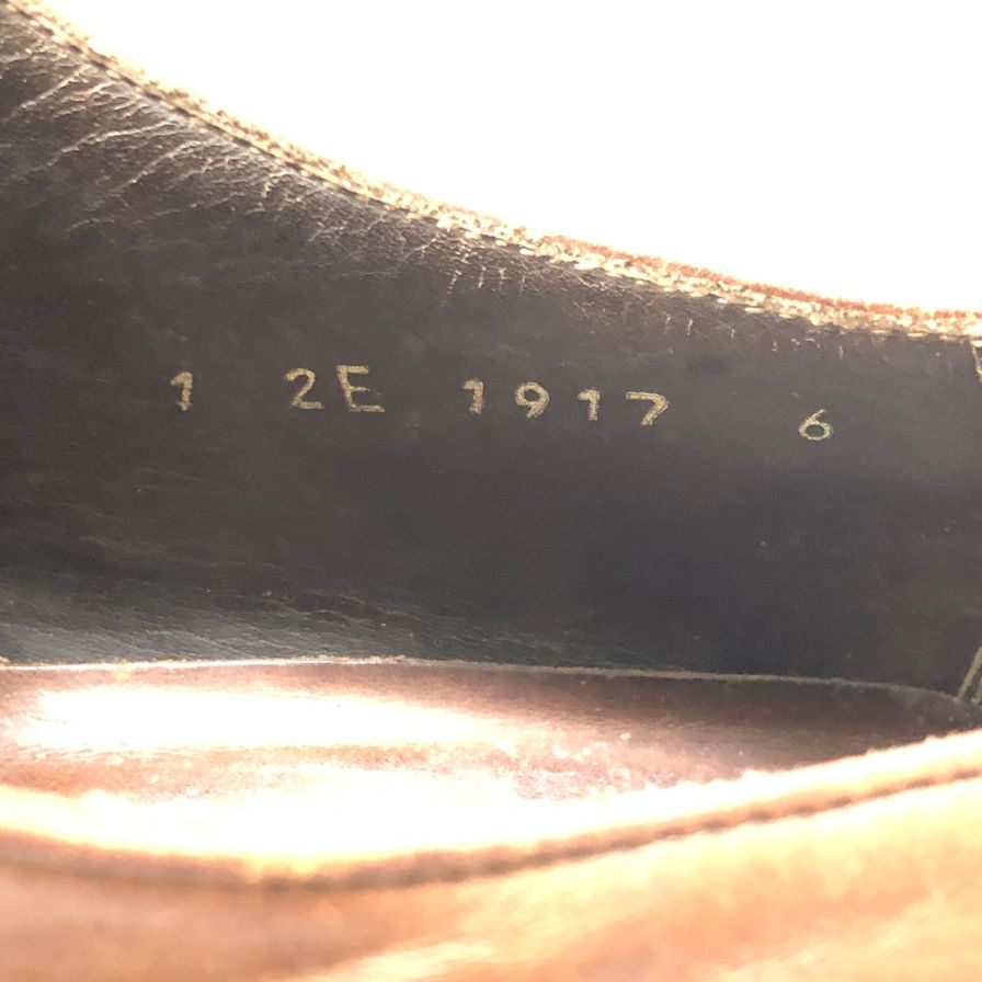 プラダ メダリオン ウイングチップ レザーシューズ ブラウン系 メンズ サイズ6 PRADA 約25.0cm【AFD2】