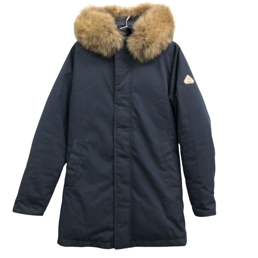 中古◆ピレネックス ダウンジャケット ANNECY FUR ネイビー メンズ サイズJP XS  PYRENEX 【AFA2】