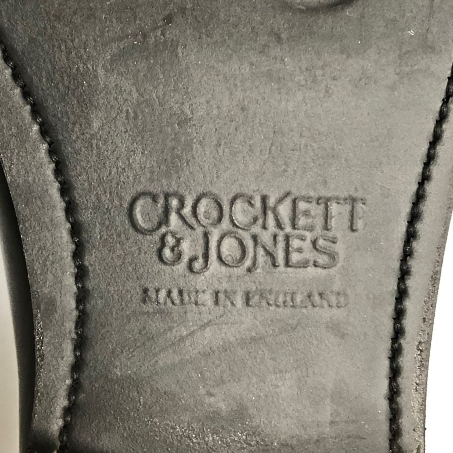 クロケット&ジョーンズ レザーシューズ ALEX プレーントゥ サイズ8 メンズ ブラック CROCKETT&JONES ビジネスシューズ 約26.5cm【LA】【中古】