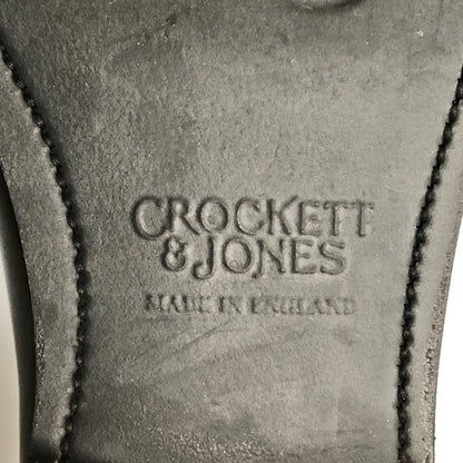 クロケット&ジョーンズ レザーシューズ ALEX プレーントゥ サイズ8 メンズ ブラック CROCKETT&JONES ビジネスシューズ 約26.5cm【LA】【中古】