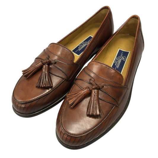 ブラガノ コールハーン ローファー タッセル レザー 本革 ブラウン メンズ サイズ7 Bragano COLE HAAN 約25.0cm【AFC36】