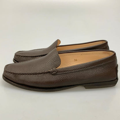 トッズ シューズ ドライビングシューズ ローファー シボレザー ブラウン系 メンズ サイズ36 TOD’S 約23.0cm【AFC4-2】