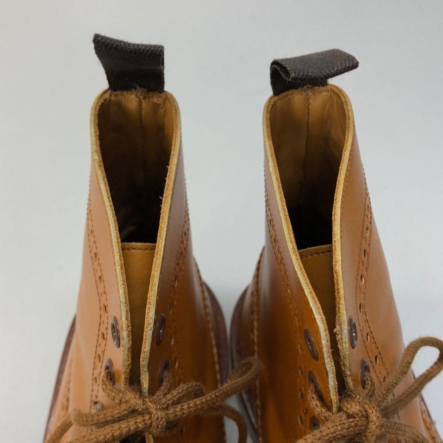 トリッカーズ カントリーブーツ モールトン M2508 ベージュ UK9 メンズ Tricker’s ブーツ 約27.5cm【LA】【中古】
