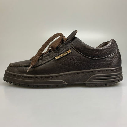 メフィスト レザースニーカー  ブラウン サイズUS7  MEPHISTO 約25.0cm【AFC6】