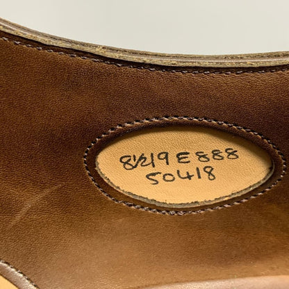 エドワードグリーン ラドブローク プレーントゥ カーフ ブラウン 888ラスト サイズUK8.5 Edward Green ビジネスシューズ 約27.0cm【LA】【中古】