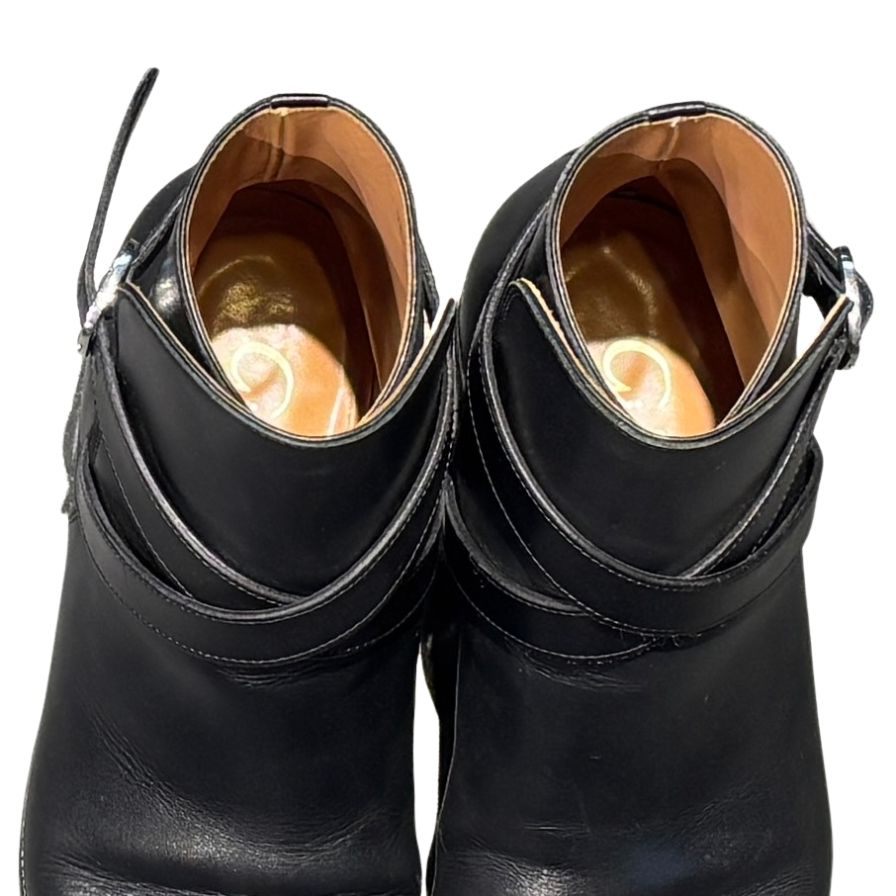 フラテッリ ジャコメッティ ジョッパーブーツ FG337 カーフ ブラック サイズ39 メンズ F.LLI GIACOMETTI ブーツ 約24.0cm【LA】【中古】