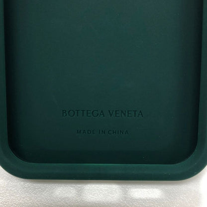 ボッテガヴェネタ iPhoneケース iPhone15Pro ラバー イントレチャート グリーン系 BOTTEGA VENETA【AFI7】【中古】
