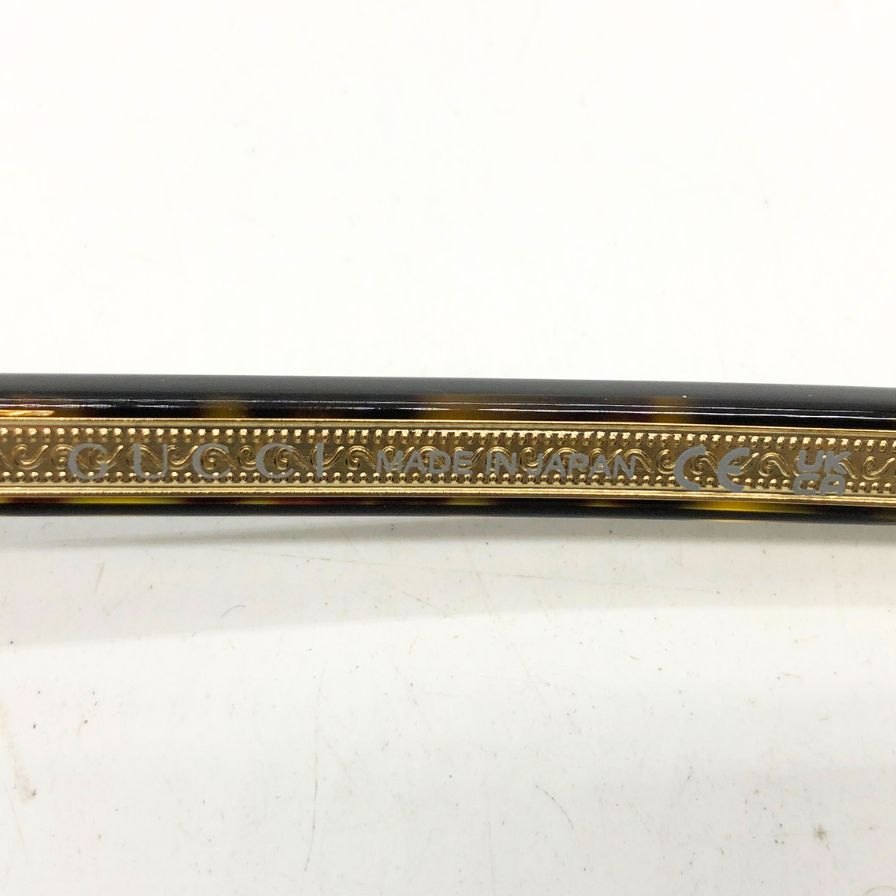 グッチ メガネ GG1127OJ 49□21-145 S べっ甲 ゴールド GUCCI【AFI13】
