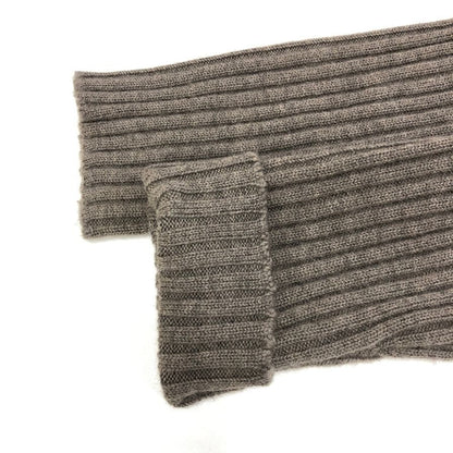美品◆リパーパス ニット クルーネック ウール メンズ ベージュ サイズL RE-PURPOSE 【AFB15】