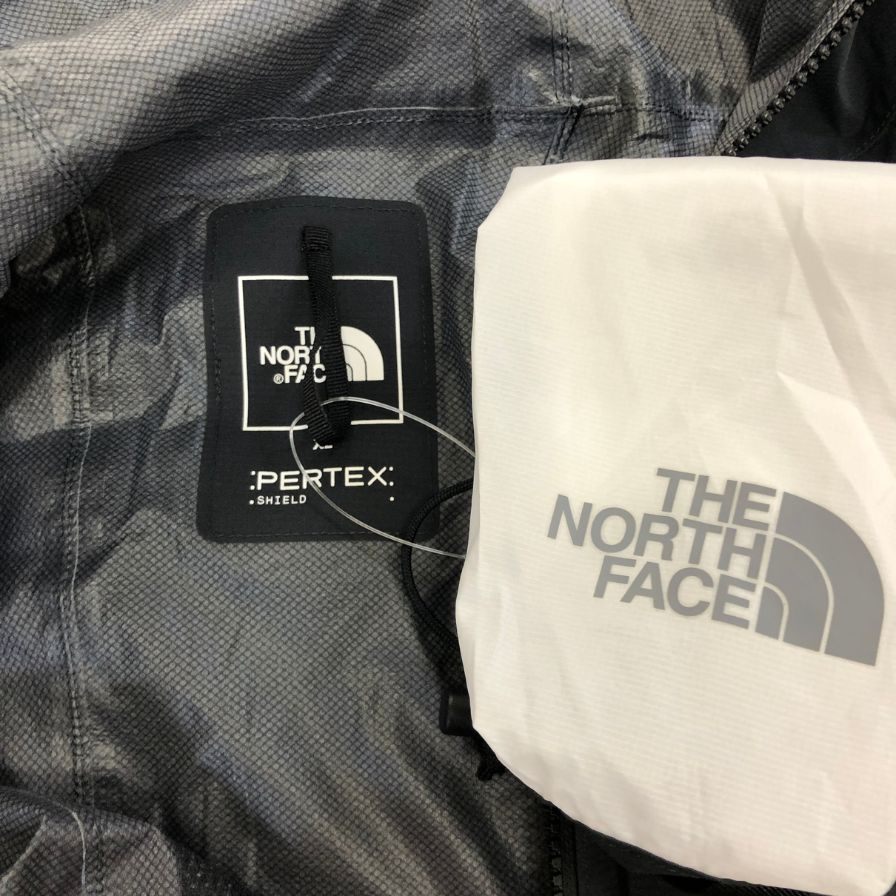 新品同様◆ザ ノース フェイス NP12665 GAR ライトレインジャケット アスファルトグレー ユニセックス サイズXL THE NORTH FACE 【AFB32】