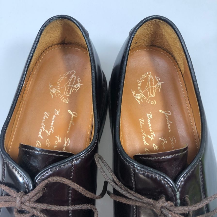 ジャランスリワヤ ユナイテッドアローズ 98628 プレーントゥー メンズ ブラック サイズ M  Jalan Sriwijaya UNITED ARROWS 約26.0cm【AFC42】