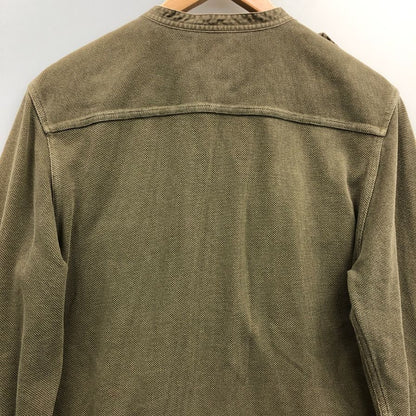 ダブルアールエル ヘンリーネックシャツ サーマル 1つ星タグ カーキ メンズ サイズS RRL RALPH LAUREN【LA】