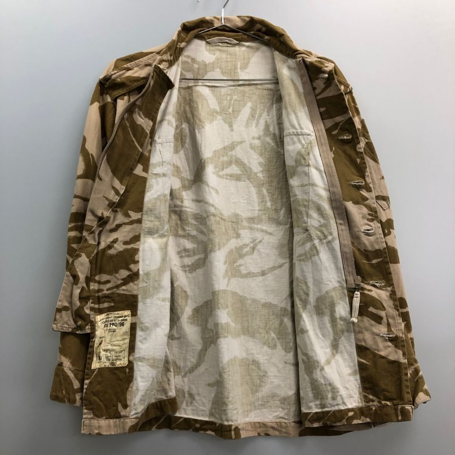 極美品◆イギリス軍 ジャケット LIGHTWEIGHT COMBAT デザート DPMカモ 実物放出 ブラウン系 サイズ170/96 【AFB16】