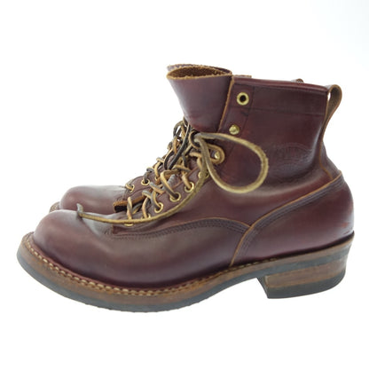 Used ◆Whites boots smoke jumper lace up men's size 9.5E reddish brown WHITES SMOKE JUMPER [AFC43] 