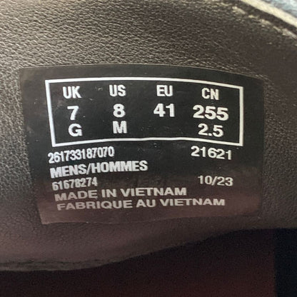 クラークス デッキシューズ ワラビー スエード クレープソール メンズ ブラック サイズ25.5cm CLARKS 約25.5cm【AFC45】