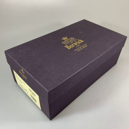 バーウィック 8491 タッセルローファー スエード ブラック UK4 メンズ スペイン製 Berwick 約23.0cm【AFD7】