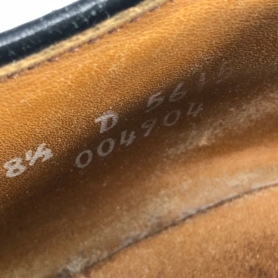 アレンエドモンズ レザーシューズ ストレートチップ カーフ レザー ブラック UK8.5 Allen Edmonds 約27.5cm【AFD4】