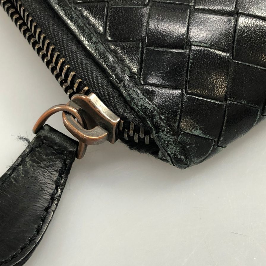 ボッテガ イントレチャート 長財布 ブラック系  Bottega【AFI17】
