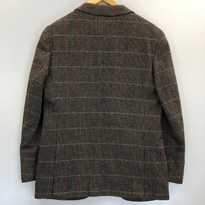 美品◆スーツカンパニー テーラードジャケット ETHOMAS ウール チェック柄 グレー系 メンズ サイズ165-6Drop THE SUIT COMPANY 【AFA7】