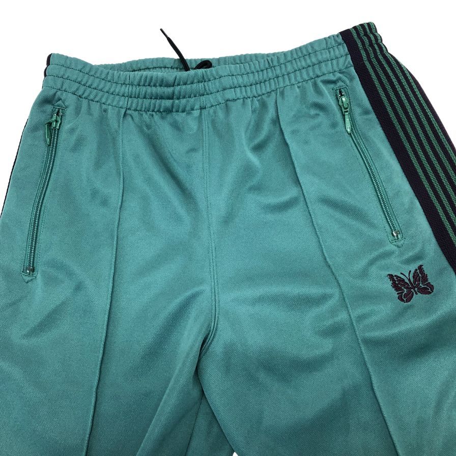 ニードルズ ジップドトラックパンツ MR289 裾ジップ ジャージ サイズS グリーン メンズ Needles Zipped Track Pant 【FFB36】