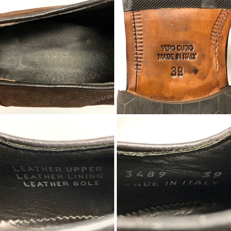 スーツカンパニー レザーシューズ 3489 Uチップ スエード ブラウン サイズ39 メンズ THE SUIT COMPANY 約24.5cm【AFC47】