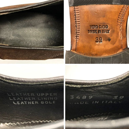 スーツカンパニー レザーシューズ 3489 Uチップ スエード ブラウン サイズ39 メンズ THE SUIT COMPANY 約24.5cm【AFC47】