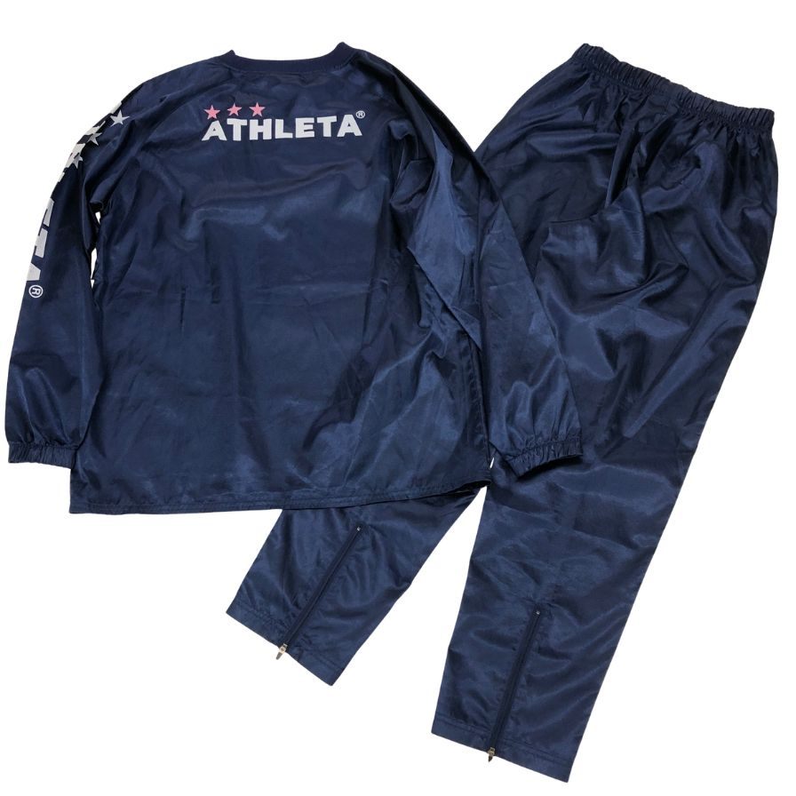 極美品◆アスレタ セットアップ ネイビー メンズ サイズM ATHLETA 【AFB7】