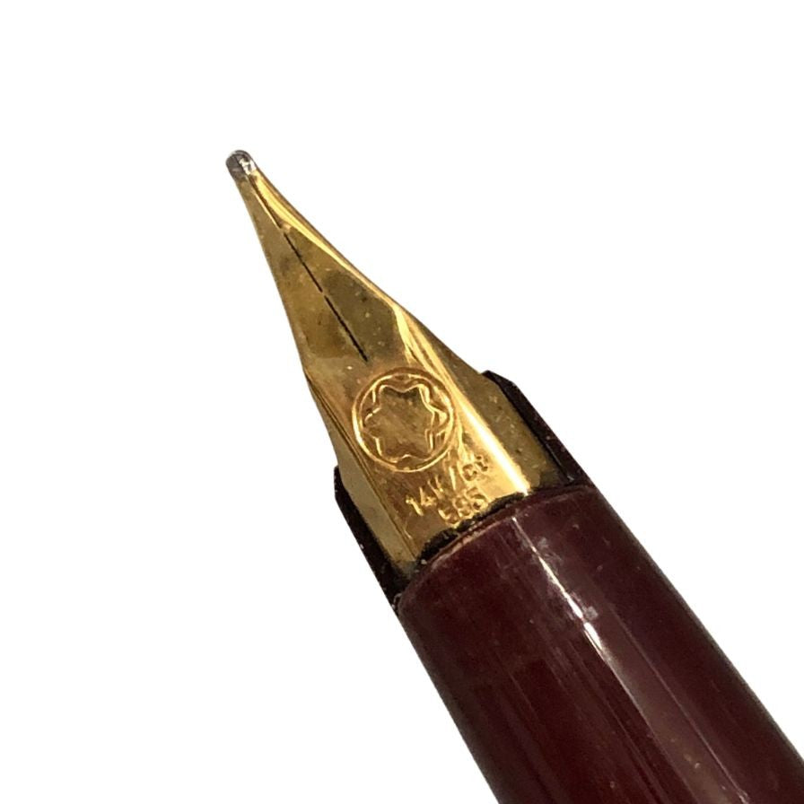 MONT BLANC モンブラン 14k 万年筆 ボルドー モンブラン 万年筆 ボルドー ペン先14K MONTBLANC【AFI11