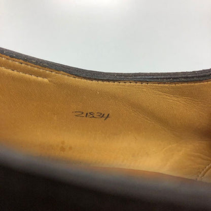 ジョンロブ ウィリアム ダブルモンク グレインレザー ブラウン UK8.5E メンズ JOHN LOBB 約27.0cm【PTM1】