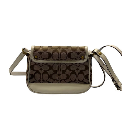 コーチ ショルダーバッグ シグネチャー 10566 レディース ホワイト系 COACH【AFE4】
