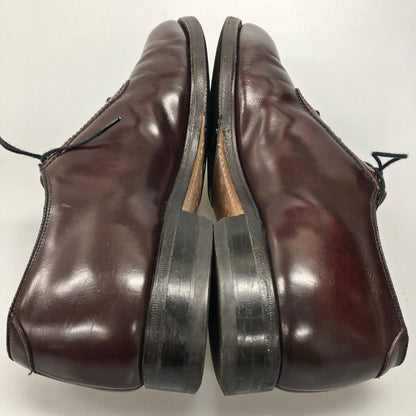 ジョンストン＆マーフィー レザーシューズ プレーントゥ 38878 サイズUS9D ボルドー Johnston and Murphy 約27.0cm【AFC28】