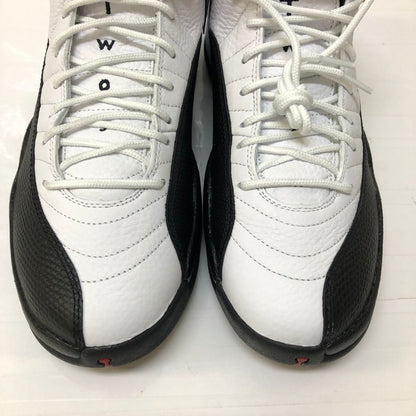 ナイキ スニーカー エアジョーダン 12 レトロ ホワイト／ブラック CT8013-117 メンズ サイズ28cm NIKE AIR JORDAN 12 RETRO 約28.0cm【YB5】