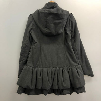 美品◆フォクシーニューヨーク ブリリアントコート グレー サイズ38 レディース 日本製 FOXEY NEW YORK 【AFF23】