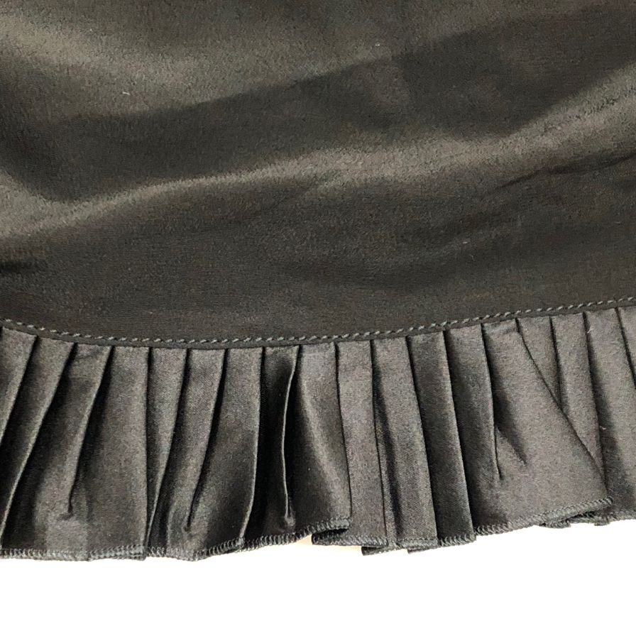 美品◆ヴィア デッレ ペルレ ノースリーブシャツ レディース ブラック スパンコール サイズ42 VIADELLEPERLE VDP COLLECTION 【AFB46】