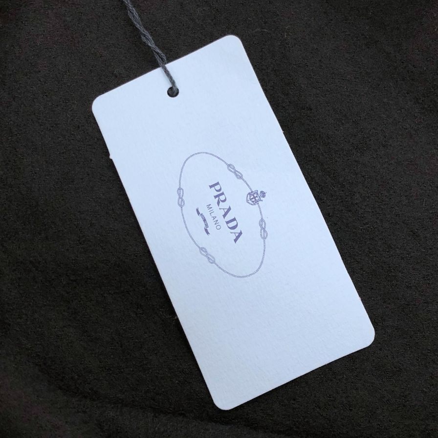 極美品◆プラダ  キャミソール レディース サイズ 42 ブラック PRADA 【AFB9】