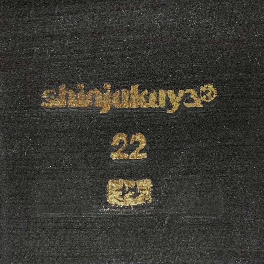 新宿屋 レザーパンプス オーストリッチ 2080-075 ブラック 22cm レディース sinjukuya 約22.0cm【7-18】